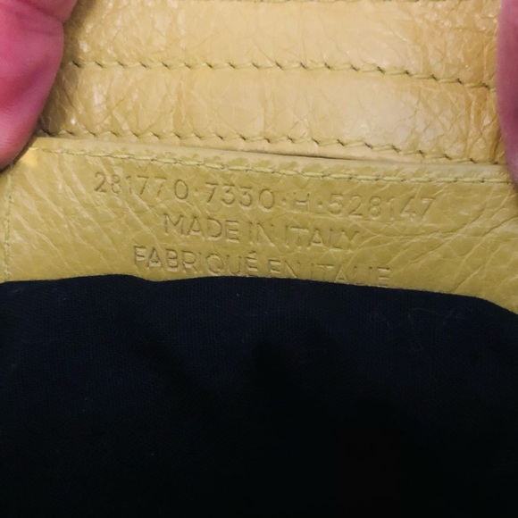 BALENCIAGA Yellow Leather City Bag - Picture 12 of 14